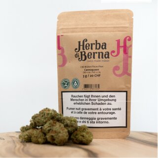 HerbadiBerna Indoor Bl&uuml;ten - Cannaqueen (CHF20.00/3g)