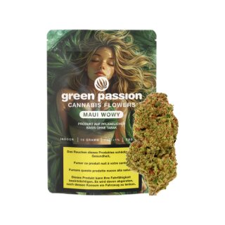 GreenPassion Indoor Bl&uuml;ten - Maui Wowy (CHF13.00/2g)