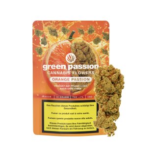 GreenPassion Indoor Bl&uuml;ten - Orange Passion (CHF13.00/2g)
