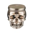 SuperHeroes Grinder Alu 55mm - 4Parts Skull Silver (1 Stk)