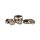 SuperHeroes Grinder Alu 55mm - 4Parts Skull Silver (1 Stk)