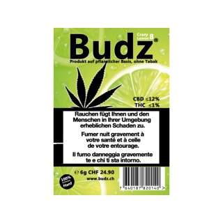 Budz - Crazy Lemon 8 (CHF 24.90/6g)