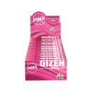 GIZEH KingSize Slim +Tips - Pink (26 x 34Stk)