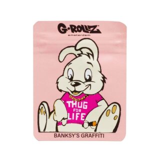 GRollz Bag Banksy 6.5x8.5cm - Thug for Life Pink (1 Stk)