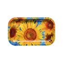 Rolling Tray Metal - Sun Flowers (27cm x 16cm)