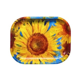 RollingTray Metal 18x14cm - Sun Flowers (1 Stk)