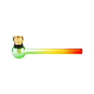 Dreamliner Pipe Glass 12cm - Grün/Rot (1 Stk)