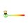 Dreamliner Pipe Glass 12cm - Grün/Rot (1 Stk)