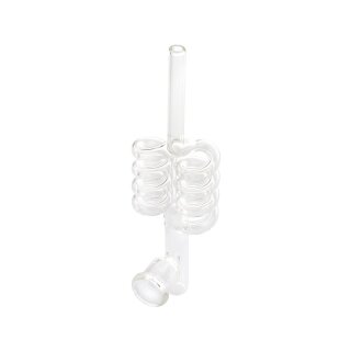Pipe Glass 17cm - Doppel Spiral (1 Stk)