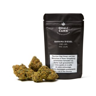 Qualicann Indoor Bl&uuml;ten - Banana Diesel (CHF50.00/5.5g)