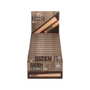 GIZEH Brown Cones (24 x 3 Stk.)