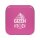 Steezy Grinder Alu 63mm - 2Parts GIZEH x Steezy Pink (1 Stk)