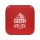 Steezy Grinder Alu 63mm - 2Parts GIZEH x Steezy Red (1 Stk)