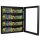 Clipper Vitrine - leer 72er Schwarz 42x42cm (1 Stk)