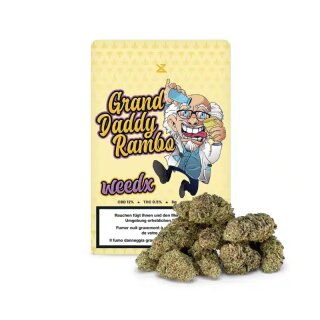 Weedx Indoor Bl&uuml;ten - Granddaddy Rambo (CHF50.00/8g)