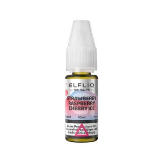 ELFLIQ - Elfbar Liquid (10ml/10mg) Strawberry Raspberry Cherry ICE