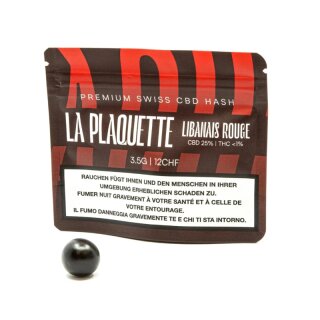 LaPlaquette Hash - Libanais Rouge (CHF12.00/3.5g)