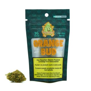 BudBouncy Indoor Bl&uuml;ten - Orange Bud (CHF15.00/3g)