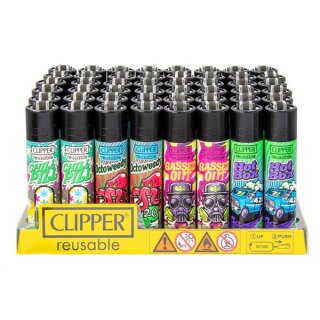 Clipper Feuerzeug Softflame - 420 Mix (1 x 48Stk)