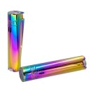 Clipper Feuerzeug Jetflame Blue Metal Icy - Rainbow (1 x 12Stk)