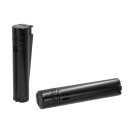 Clipper Feuerzeug Jetflame Blue Metal Matt - Black (1 x 12Stk)