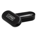 Clipper Feuerzeug Jetflame Blue Metal Matt - Black (1 x 12Stk)