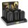 Clipper Feuerzeug Jetflame Blue Metal Matt - Black (1 x 12Stk)