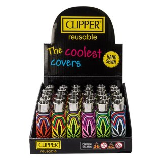 Clipper Feuerzeug Softflame Silikon Cover - Circle Leaves (1 x 30Stk)