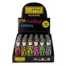 Clipper Feuerzeug Softflame Silikon Cover - Circle Leaves...