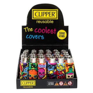 Clipper Feuerzeug Softflame Silikon Cover - Hard Life (1 x 30Stk)