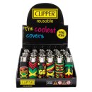Clipper Feuerzeug Softflame Silikon Cover - Hello Jamaica (1 x 30Stk)