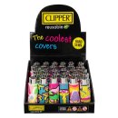 Clipper Feuerzeug Softflame Silikon Cover - Magic Mushrooms (1 x 30Stk)