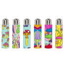 Clipper Feuerzeug Softflame Silikon Cover - Magic Mushrooms (1 x 30Stk)