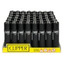 Clipper Feuerzeug Jetflame Blue Soft - Black (1 x 48Stk)
