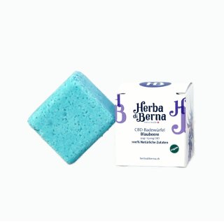 HerbadiBerna CBD Badew&uuml;rfel 150mg - Blaubeere (1 Stk)