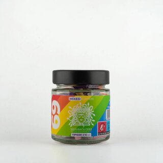 Medusa - Hybridfilter - Mixed Rainbow - Glas (69 Stk. x 6mm)