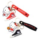 Hello Kitty - Schl&uuml;sselanh&auml;nger - Rot/Schwarz (1 x 24Stk)