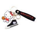 Hello Kitty - Schl&uuml;sselanh&auml;nger - Rot/Schwarz (1 x 24Stk)
