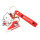 Hello Kitty - Schl&uuml;sselanh&auml;nger - Rot/Schwarz (1 x 24Stk)