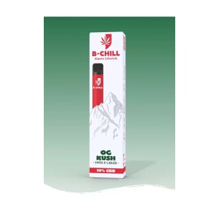 BChill EinwegVape CBD 10% - 600 OG Kush (1 Stk)