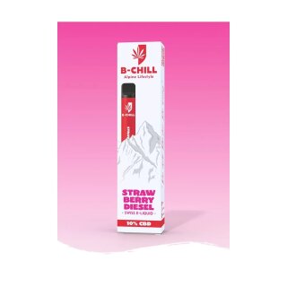 BChill EinwegVape CBD 10% - 600 Strawberry Diesel (1 Stk)