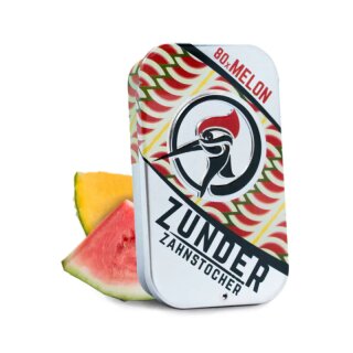 Zunder Zahnstocher Melon - Dose (80 Stk.)