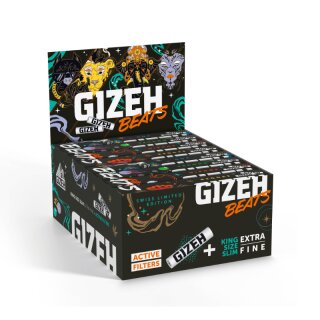 GIZEH Kingsize Slim +ActiveFilter - Beats SwissEdition (16 x 34Stk +16AF)