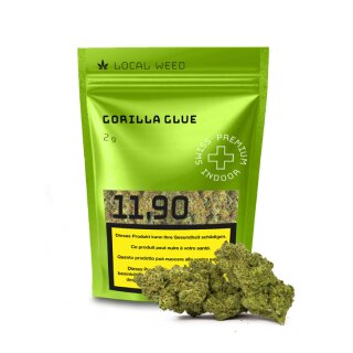LocalWeed Indoor Bl&uuml;ten - Gorilla Glue (CHF9.90/2g)
