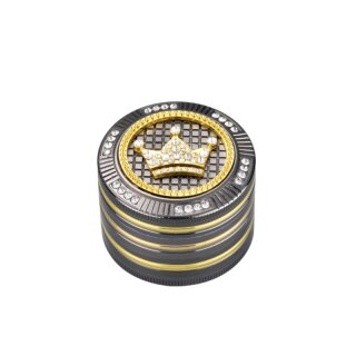 Grinder Alu 50mm - 4Parts Bling Bling Crown (1 Stk)