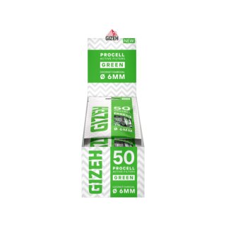 GIZEH Green ProCell 6mm (10 x 50 Stk.)
