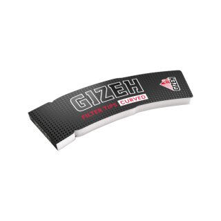 GIZEH Black Filter Tips Curved (20 Stk.)