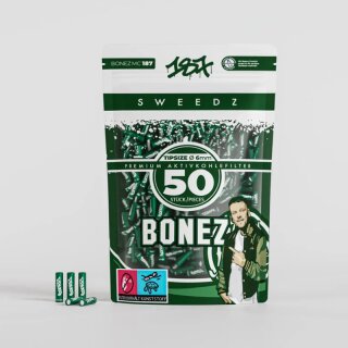 MedusaFilters x 187 Sweedz - Hybridfilter BONEZ MC (50 Stk. x 6mm)