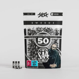 MedusaFilters x 187 Sweedz - Hybridfilter SA4 (50 Stk. x 6mm)