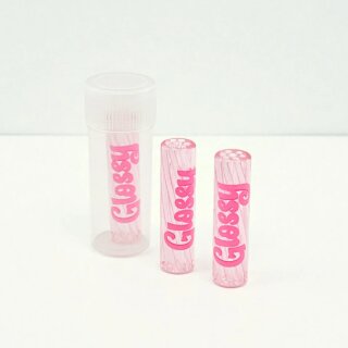 Glossy GlassFilter 8mm - Spiral Pink (1 Stk)
